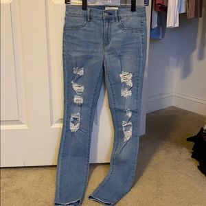 PacSun skinny jeans with rips